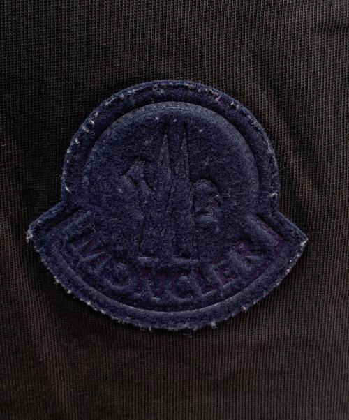 MONCLER（モンクレール）MONCLER (モンクレール) 半袖カットソー ブラック サイズ:Lの古着・服飾アイテム