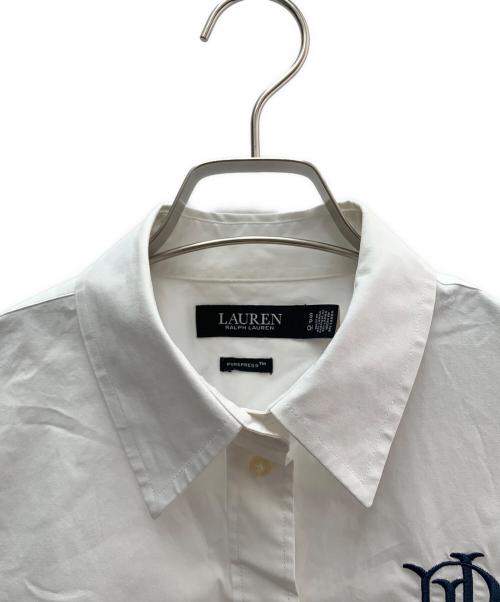 LAUREN RALPH LAUREN（ローレン ラルフ ローレン）LAUREN RALPH LAUREN (ローレン ラルフ ローレン) 長袖シャツ ホワイト サイズ:Ｓの古着・服飾アイテム