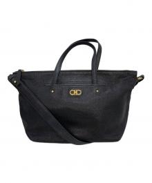 Salvatore Ferragamo（サルヴァトーレ フェラガモ）の古着「2WAYバッグ」｜ブラック