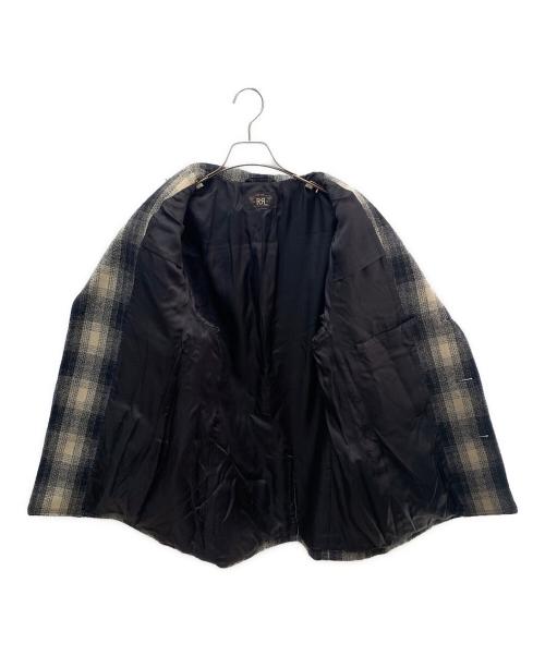 RRL（ダブルアールエル）RRL (ダブルアールエル) オンブレウールコート ブラック×ホワイト サイズ:不明の古着・服飾アイテム