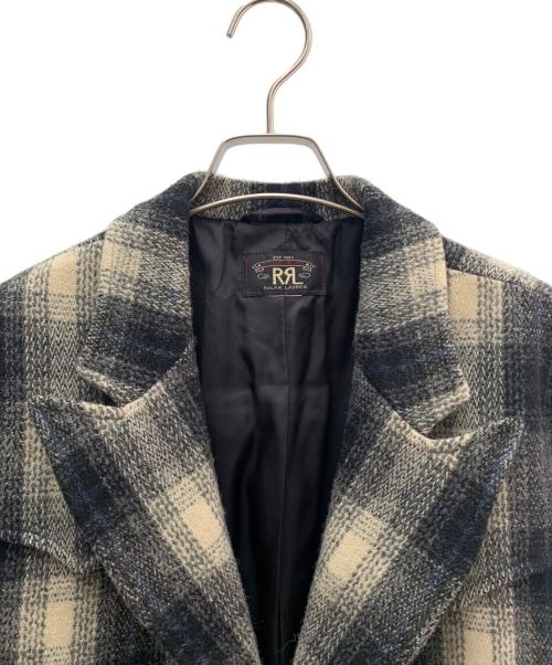 RRL（ダブルアールエル）RRL (ダブルアールエル) オンブレウールコート ブラック×ホワイト サイズ:不明の古着・服飾アイテム