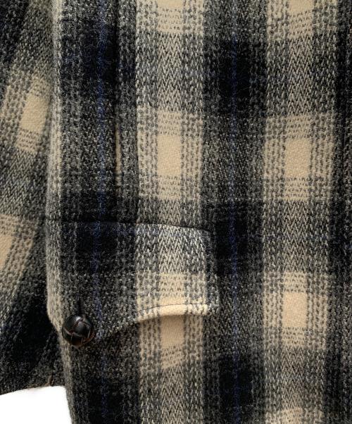 RRL（ダブルアールエル）RRL (ダブルアールエル) オンブレウールコート ブラック×ホワイト サイズ:不明の古着・服飾アイテム