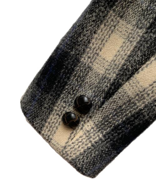 RRL（ダブルアールエル）RRL (ダブルアールエル) オンブレウールコート ブラック×ホワイト サイズ:不明の古着・服飾アイテム