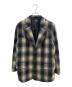 RRL（ダブルアールエル）の古着「オンブレウールコート」｜ブラック×ホワイト
