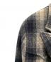 中古・古着 RRL (ダブルアールエル) オンブレウールコート ブラック×ホワイト サイズ:不明：75000円