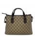GUCCI (グッチ) 2WAYバッグ グレー：92000円