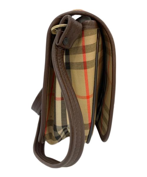 BURBERRY（バーバリー）BURBERRY (バーバリー) ショルダーバッグ ブラウンの古着・服飾アイテム