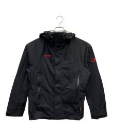 MAMMUT（マムート）の古着「マイクロレイヤー ハードシェル フーデッド ジャケット」｜ブラック