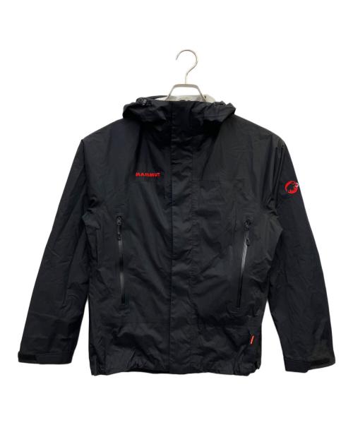MAMMUT（マムート）MAMMUT (マムート) マイクロレイヤー ハードシェル フーデッド ジャケット ブラック サイズ:XSの古着・服飾アイテム
