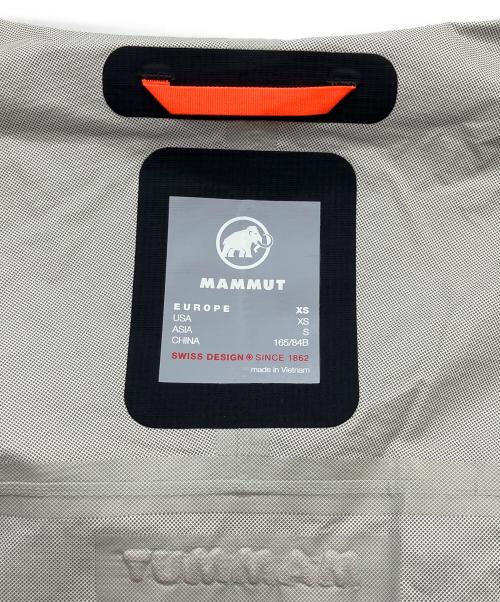 MAMMUT（マムート）MAMMUT (マムート) マイクロレイヤー ハードシェル フーデッド ジャケット ブラック サイズ:XSの古着・服飾アイテム