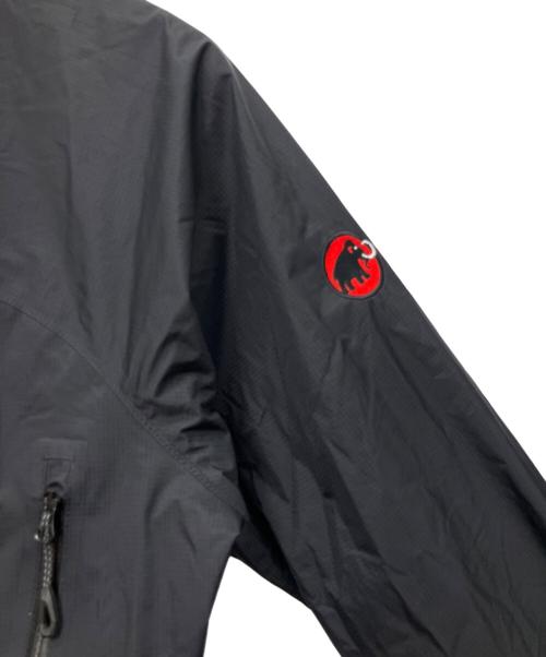 MAMMUT（マムート）MAMMUT (マムート) マイクロレイヤー ハードシェル フーデッド ジャケット ブラック サイズ:XSの古着・服飾アイテム
