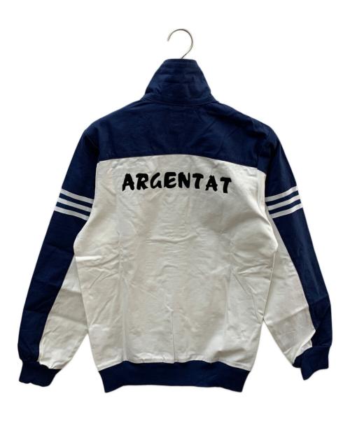 adidas（アディダス）adidas (アディダス) トラックジャケット ホワイト×ネイビー サイズ:XSの古着・服飾アイテム