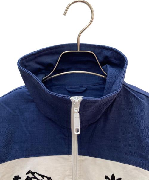adidas（アディダス）adidas (アディダス) トラックジャケット ホワイト×ネイビー サイズ:XSの古着・服飾アイテム