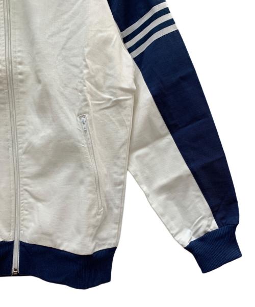 adidas（アディダス）adidas (アディダス) トラックジャケット ホワイト×ネイビー サイズ:XSの古着・服飾アイテム