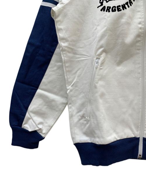 adidas（アディダス）adidas (アディダス) トラックジャケット ホワイト×ネイビー サイズ:XSの古着・服飾アイテム