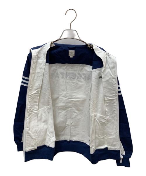 adidas（アディダス）adidas (アディダス) トラックジャケット ホワイト×ネイビー サイズ:XSの古着・服飾アイテム