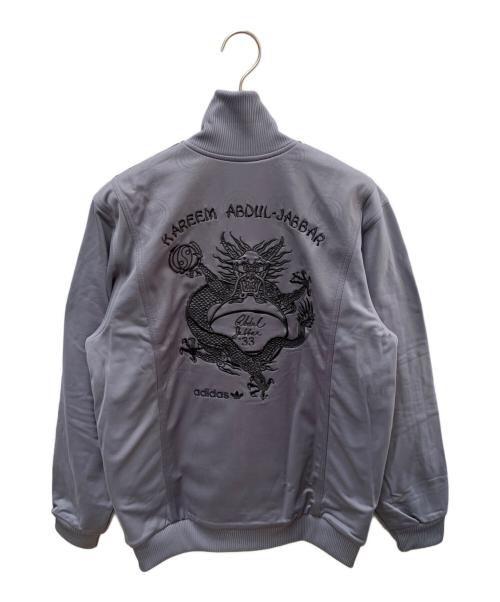 adidas（アディダス）adidas (アディダス) Kareem トラックジャケット グレー サイズ:2XSの古着・服飾アイテム