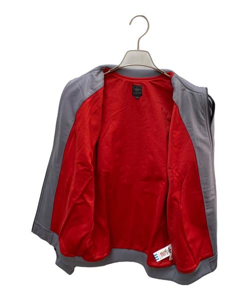adidas（アディダス）adidas (アディダス) Kareem トラックジャケット グレー サイズ:2XSの古着・服飾アイテム