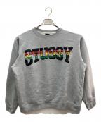 stussyステューシー）の古着「シルバータグ ラスタカラー」｜グレー