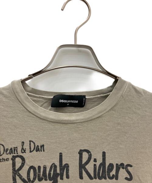DSQUARED2（ディースクエアード）DSQUARED2 (ディースクエアード) 半袖カットソー ベージュ サイズ:Mの古着・服飾アイテム