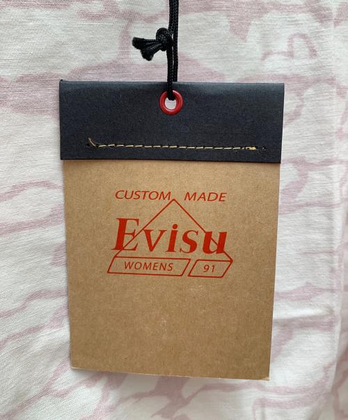 EVISU（エヴィス）EVISU (エヴィス) デニムジャケット ピンク×ホワイト サイズ:36 未使用品の古着・服飾アイテム