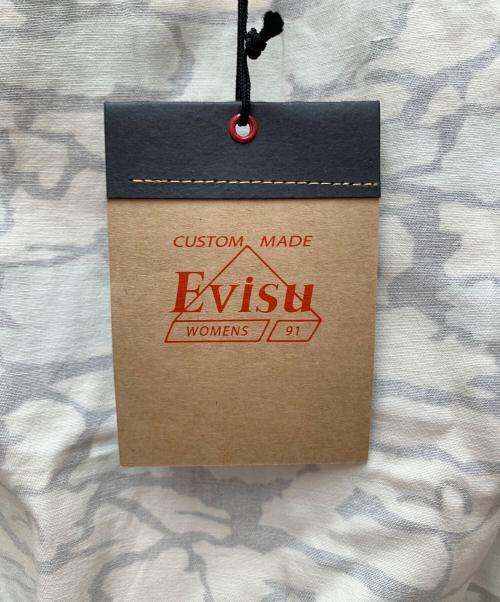 EVISU（エヴィス）EVISU (エヴィス) デニムジャケット ホワイト×スカイブルー サイズ:38 未使用品の古着・服飾アイテム
