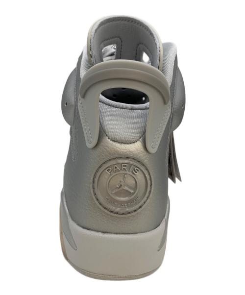 NIKE（ナイキ）NIKE (ナイキ) AIR JORDAN 6 RETRO × Paris Saint-Germain シルバー サイズ:27の古着・服飾アイテム