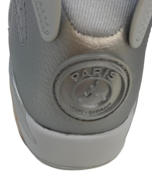 NIKE（ナイキ）NIKE (ナイキ) AIR JORDAN 6 RETRO × Paris Saint-Germain シルバー サイズ:27の古着・服飾アイテム