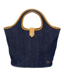 BURBERRY BLUE LABEL（バーバリー ブルー レーベル）の古着「トートバッグ」｜インディゴ