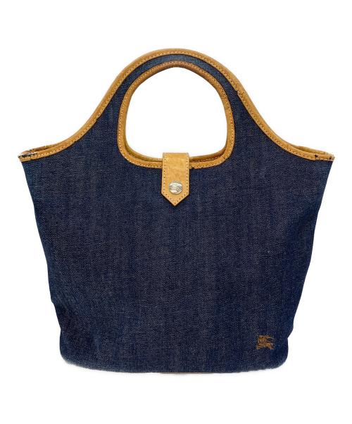 BURBERRY BLUE LABEL（バーバリー ブルー レーベル）BURBERRY BLUE LABEL (バーバリー ブルー レーベル) トートバッグ インディゴの古着・服飾アイテム
