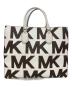 MICHAEL KORS (マイケルコース) トートバッグ ホワイト×ブラウン：8000円
