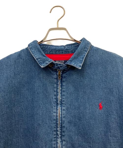 POLO RALPH LAUREN（ポロ・ラルフローレン）POLO RALPH LAUREN (ポロ・ラルフローレン) デニムスイングトップ インディゴ サイズ:XLの古着・服飾アイテム