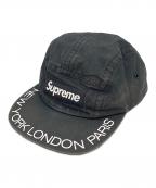 SUPREMEシュプリーム）の古着「キャップ」｜ブラック