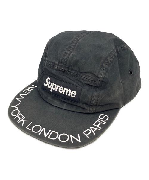 SUPREME（シュプリーム）SUPREME (シュプリーム) キャップ ブラックの古着・服飾アイテム