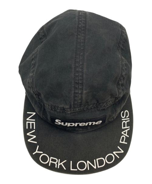 SUPREME（シュプリーム）SUPREME (シュプリーム) キャップ ブラックの古着・服飾アイテム