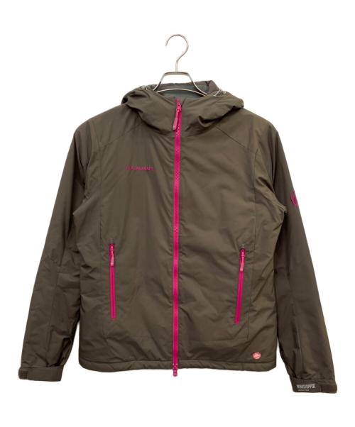 MAMMUT（マムート）MAMMUT (マムート) 中綿ジャケット ブラウン×ピンク サイズ:Ｍの古着・服飾アイテム