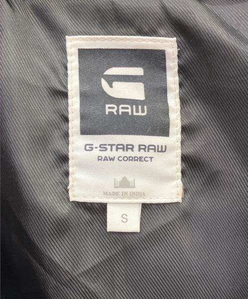 G-STAR RAW（ジースターロゥ）G-STAR RAW (ジースターロゥ) レザージャケット ブラック サイズ:Ｓの古着・服飾アイテム