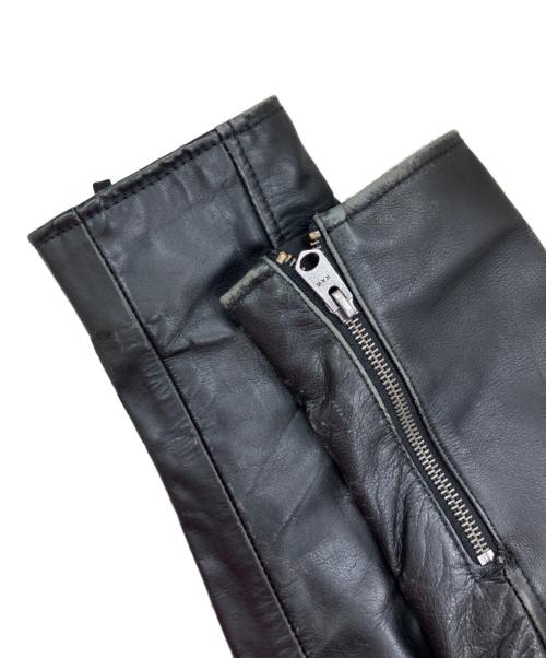 G-STAR RAW（ジースターロゥ）G-STAR RAW (ジースターロゥ) レザージャケット ブラック サイズ:Ｓの古着・服飾アイテム