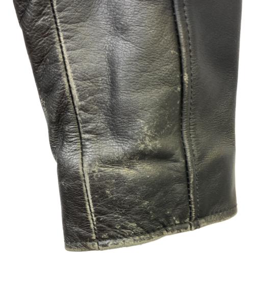 G-STAR RAW（ジースターロゥ）G-STAR RAW (ジースターロゥ) レザージャケット ブラック サイズ:Ｓの古着・服飾アイテム