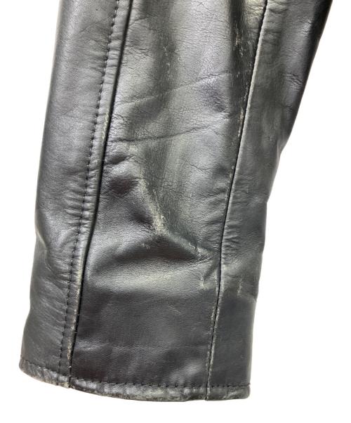 G-STAR RAW（ジースターロゥ）G-STAR RAW (ジースターロゥ) レザージャケット ブラック サイズ:Ｓの古着・服飾アイテム