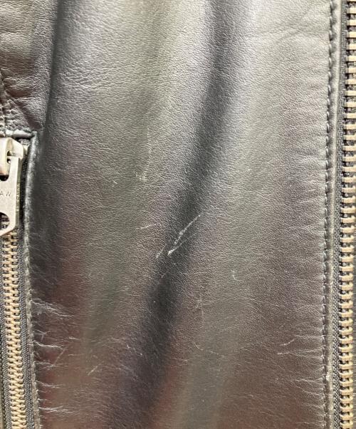 G-STAR RAW（ジースターロゥ）G-STAR RAW (ジースターロゥ) レザージャケット ブラック サイズ:Ｓの古着・服飾アイテム
