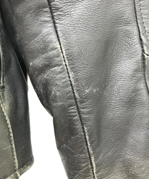 G-STAR RAW（ジースターロゥ）G-STAR RAW (ジースターロゥ) レザージャケット ブラック サイズ:Ｓの古着・服飾アイテム