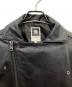 中古・古着 G-STAR RAW (ジースターロゥ) レザージャケット ブラック サイズ:Ｓ：6000円