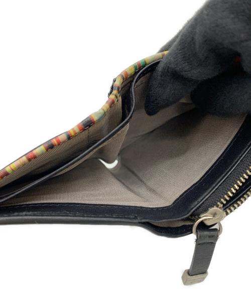 PAUL SMITH（ポールスミス）PAUL SMITH (ポールスミス) コンパクトウォレット ブラックの古着・服飾アイテム