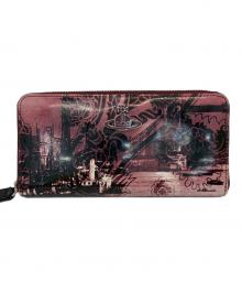 Vivienne Westwood（ヴィヴィアンウエストウッド）の古着「エナメル長財布」｜パープル×ブラック