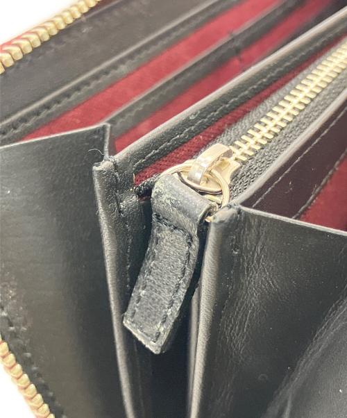 Vivienne Westwood（ヴィヴィアンウエストウッド）Vivienne Westwood (ヴィヴィアンウエストウッド) エナメル長財布 パープル×ブラックの古着・服飾アイテム