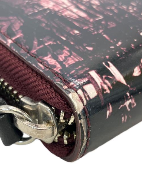 Vivienne Westwood（ヴィヴィアンウエストウッド）Vivienne Westwood (ヴィヴィアンウエストウッド) エナメル長財布 パープル×ブラックの古着・服飾アイテム