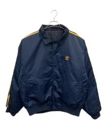 adidas（アディダス）の古着「ブルゾン」｜ネイビー×イエロー