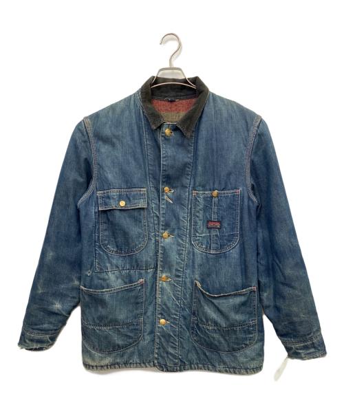 Burlington（バーリントン）Burlington (バーリントン) デニムカバーオール インディゴ サイズ:不明の古着・服飾アイテム