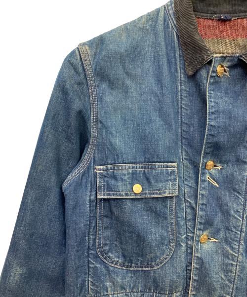Burlington（バーリントン）Burlington (バーリントン) デニムカバーオール インディゴ サイズ:不明の古着・服飾アイテム